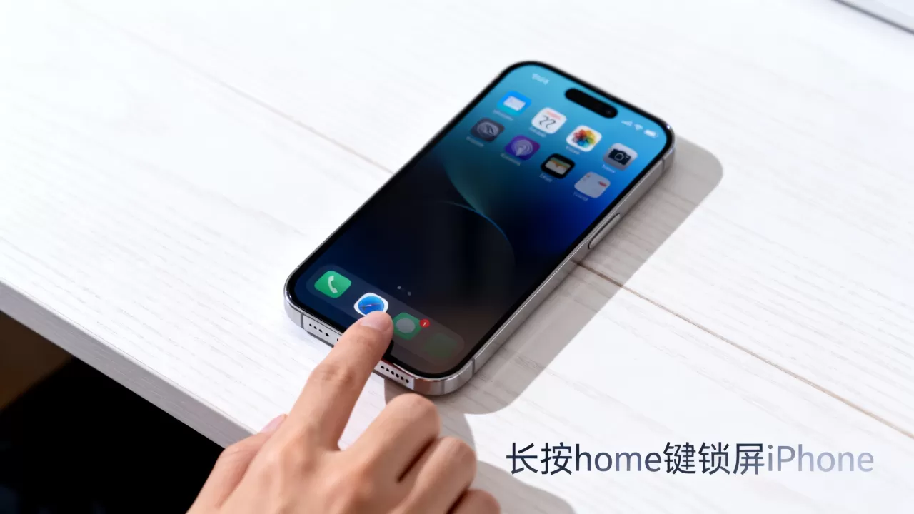 长按home键锁屏iPhone，iPhone长按home键锁屏