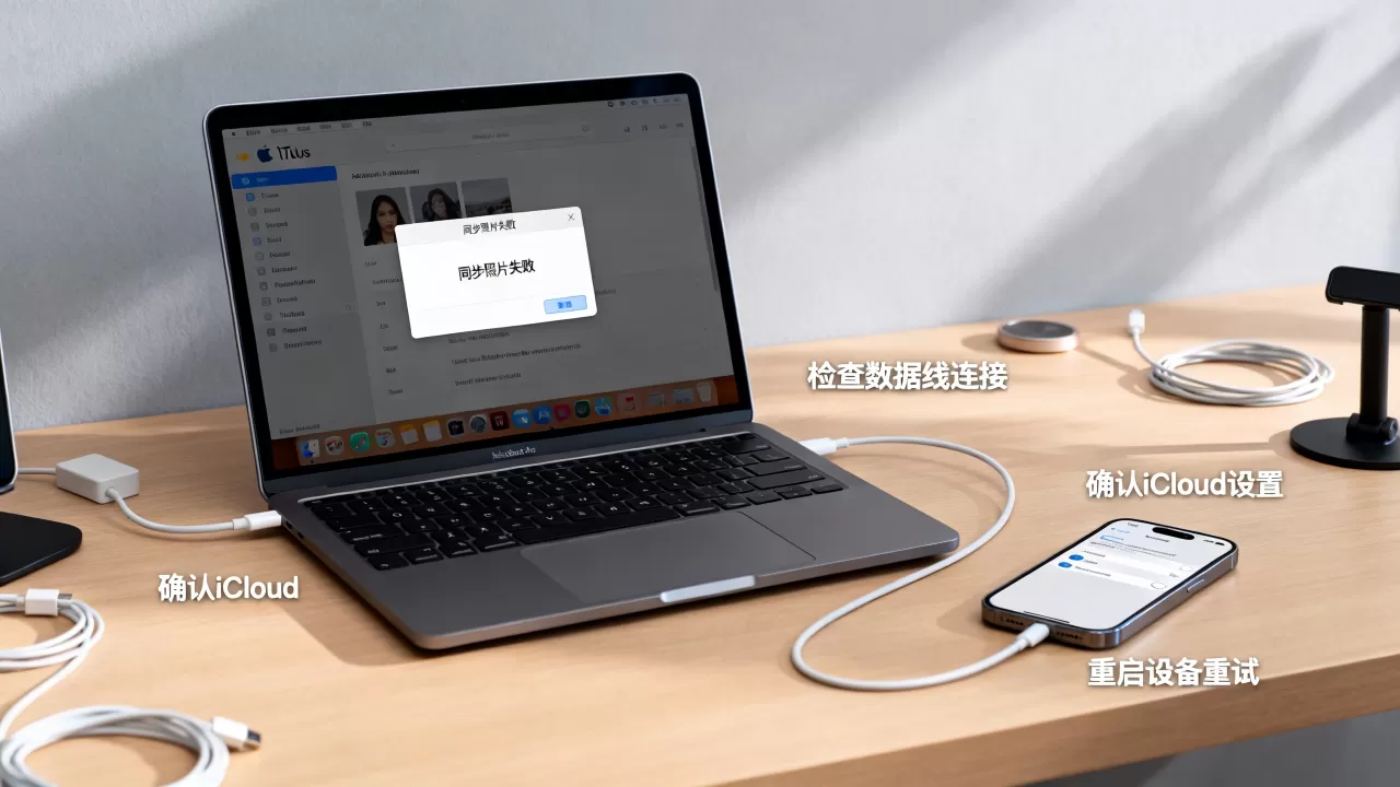 itunes同步照片到iphone失败怎么办，itunes同步照片