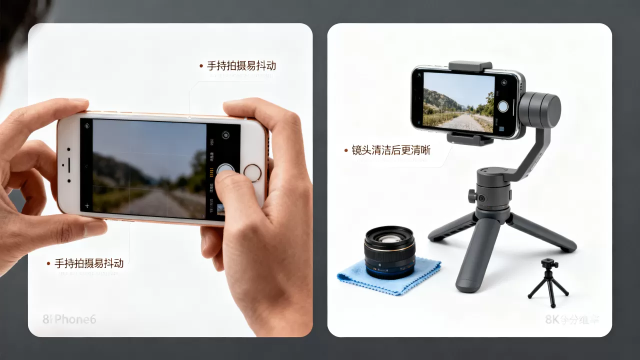 iphone6照相抖怎么办，iphone6拍照模糊