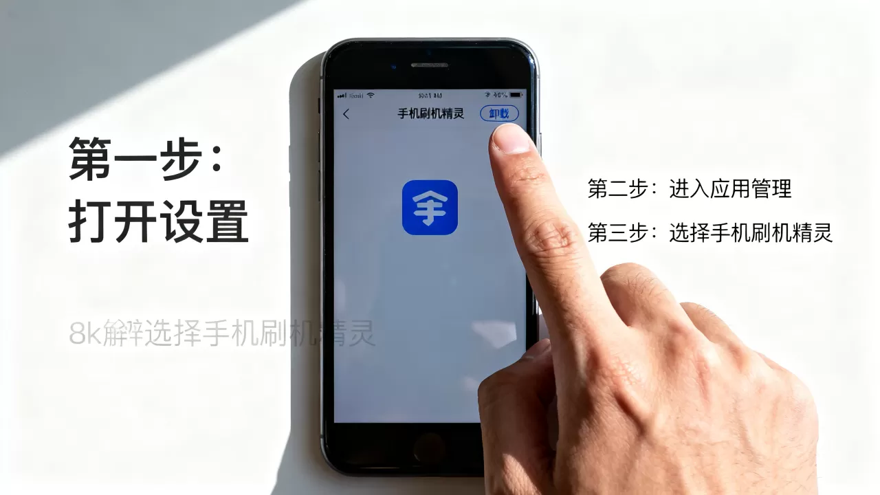 手机刷机精灵怎么卸载，手机刷机精灵卸载方法