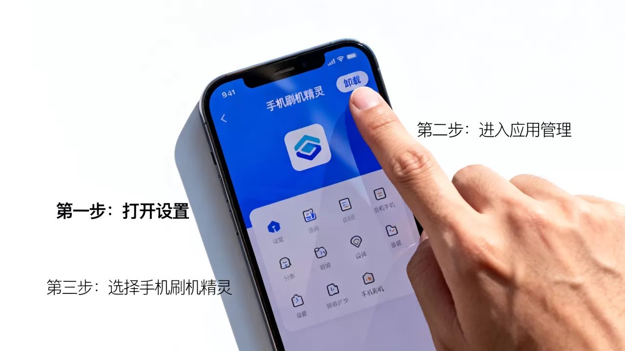 手机刷机精灵怎么卸载，手机刷机精灵卸载方法