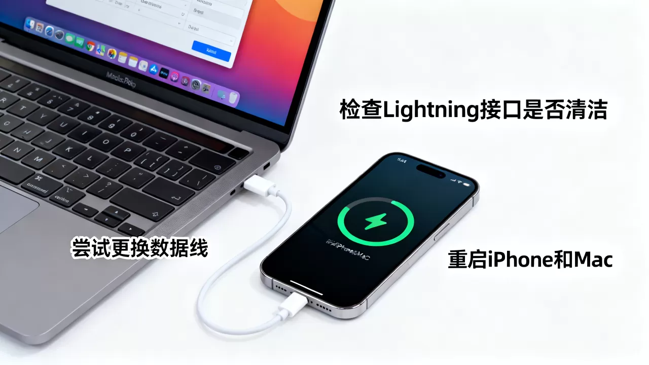 iphone接mac没反应怎么办，iphone连接mac无反应