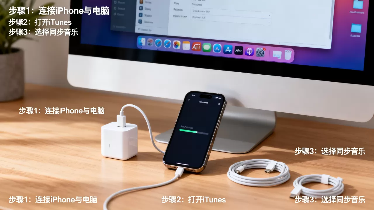 iphone怎么同步音乐到itunes，iphone同步音乐