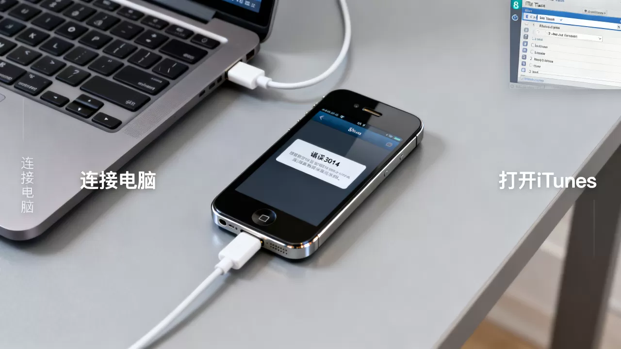 iphone4错误3014怎么办，iphone4错误3014解决方法