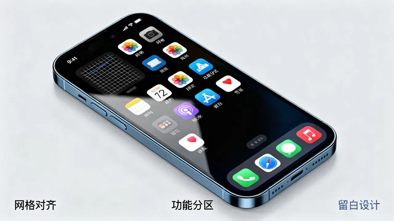 iphone图标怎么摆好看，苹果手机桌面布局美化技巧