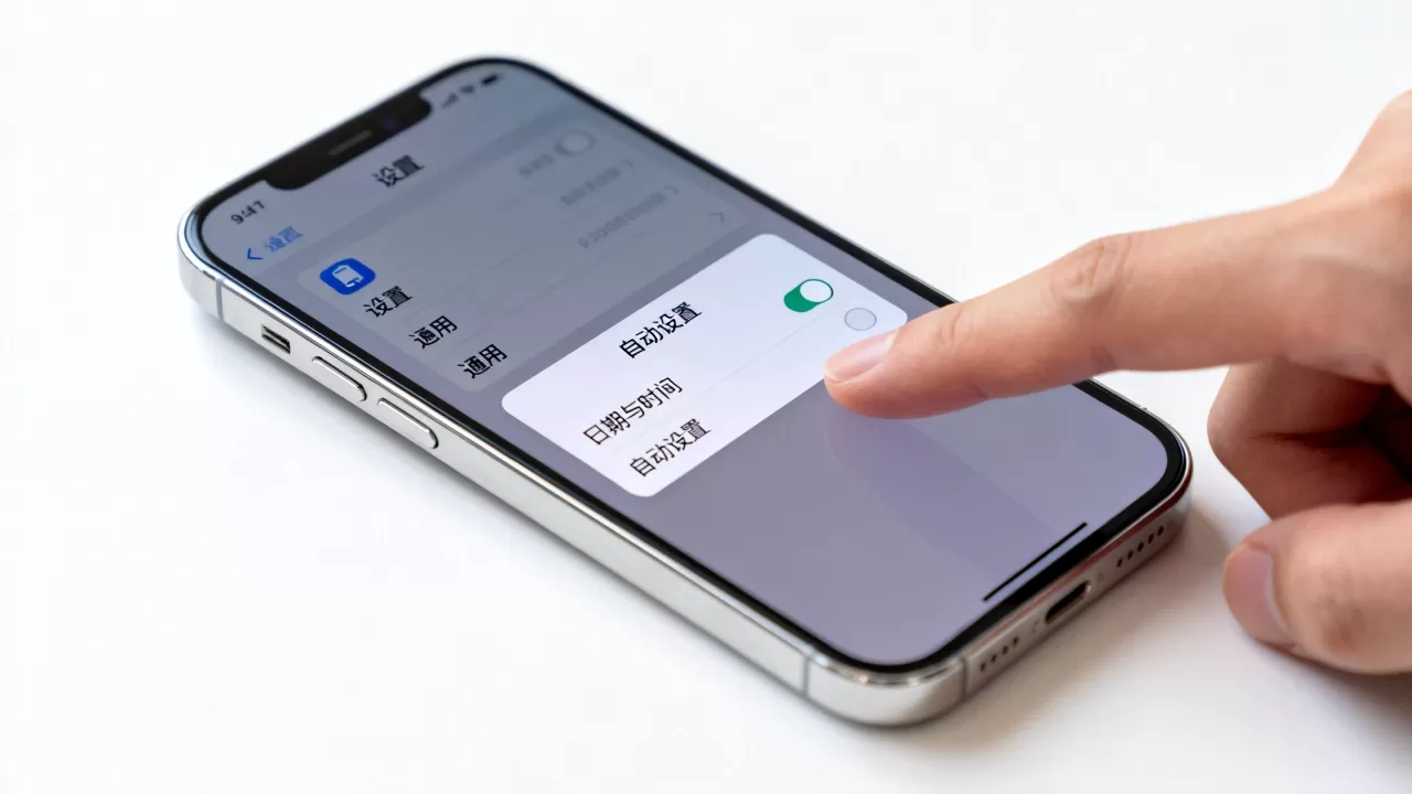 iphone调整时间设置在哪，iphone自动设置时间不对怎么解决