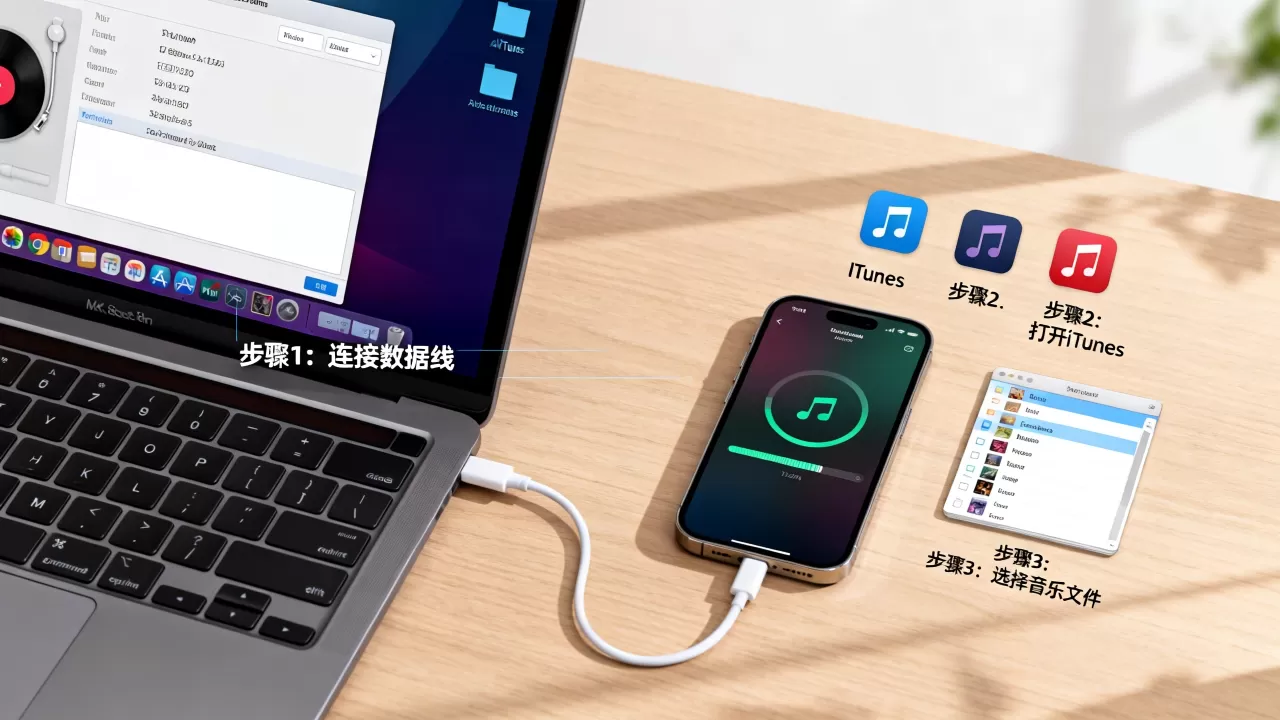 如何将电脑歌曲导入iphone，电脑歌曲导入iphone