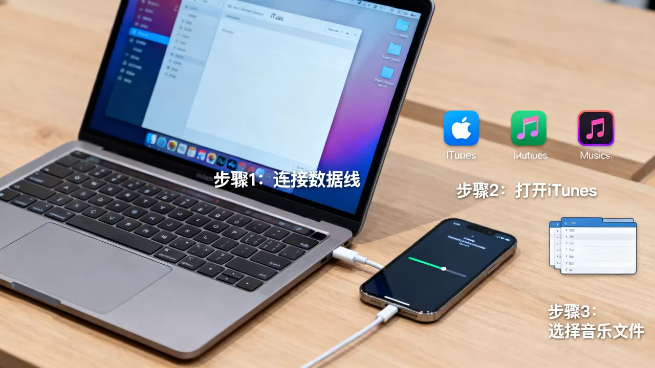 如何将电脑歌曲导入iphone，电脑歌曲导入iphone