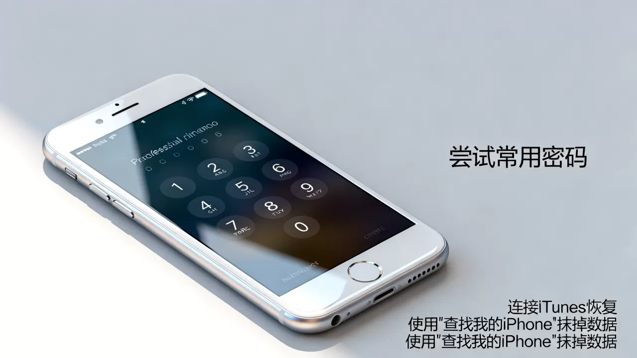 iphone6锁照片怎么解锁，iphone6密码忘了怎么办