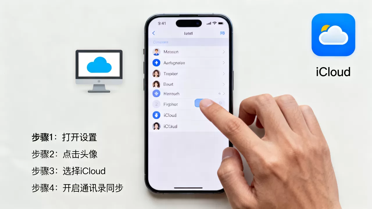 iphone通讯录怎么上传，iphone通讯录上传