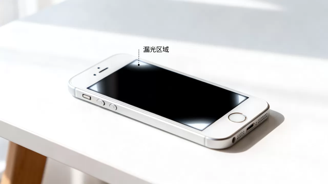 iphone5屏幕漏光是怎么回事，iphone5屏幕
