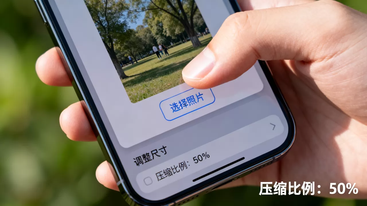 iphone怎么把图片缩小，苹果手机照片压缩方法