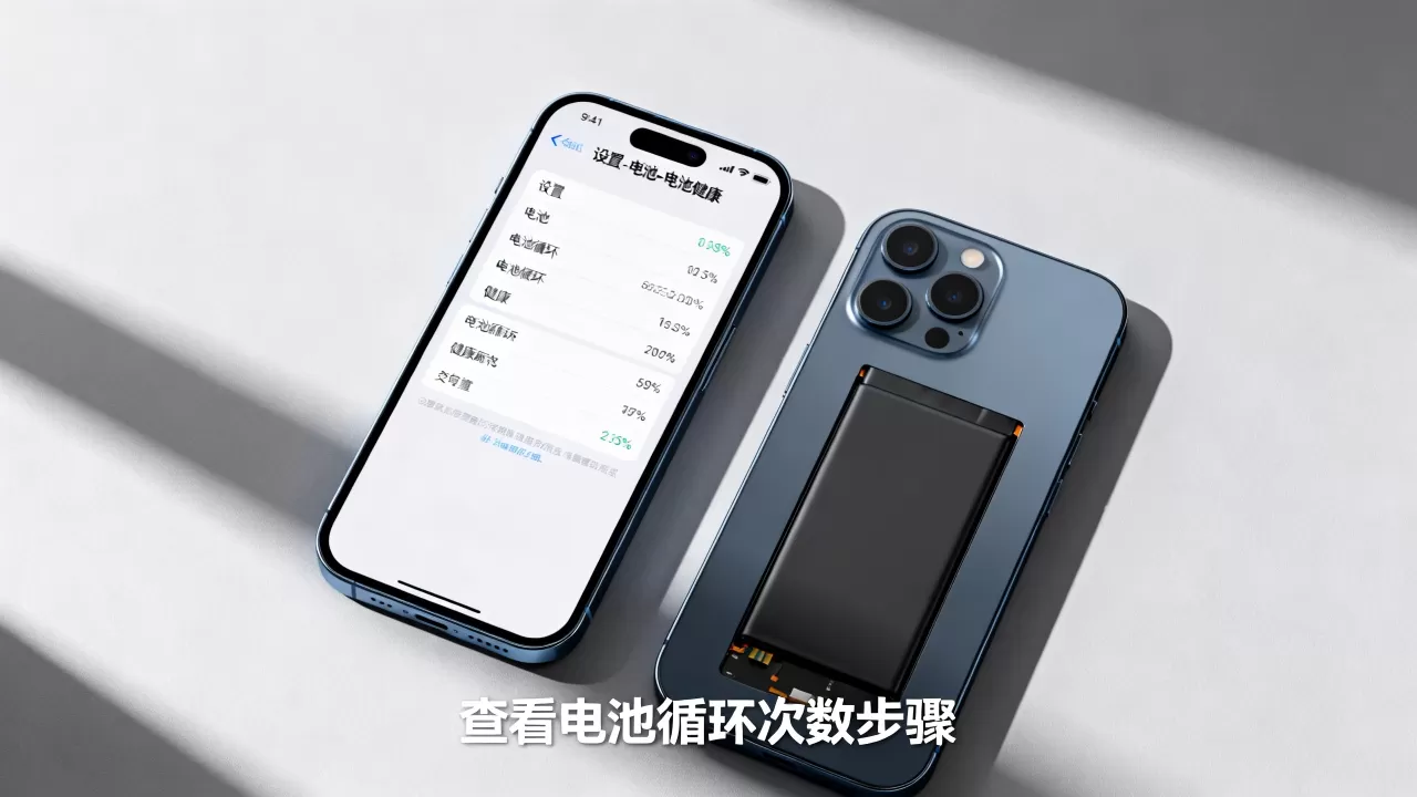iphone怎么看电池循环次数，iphone电池健康