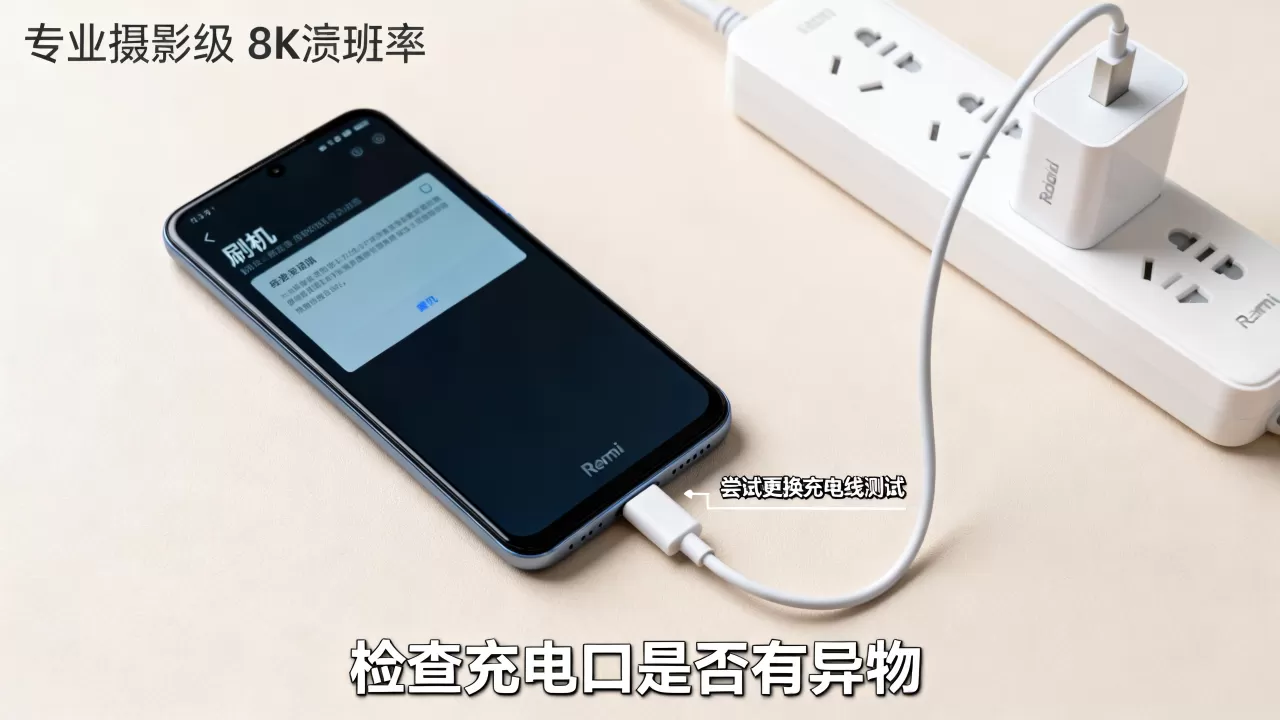 红米刷机不能充电怎么办，红米手机刷机后无法充电