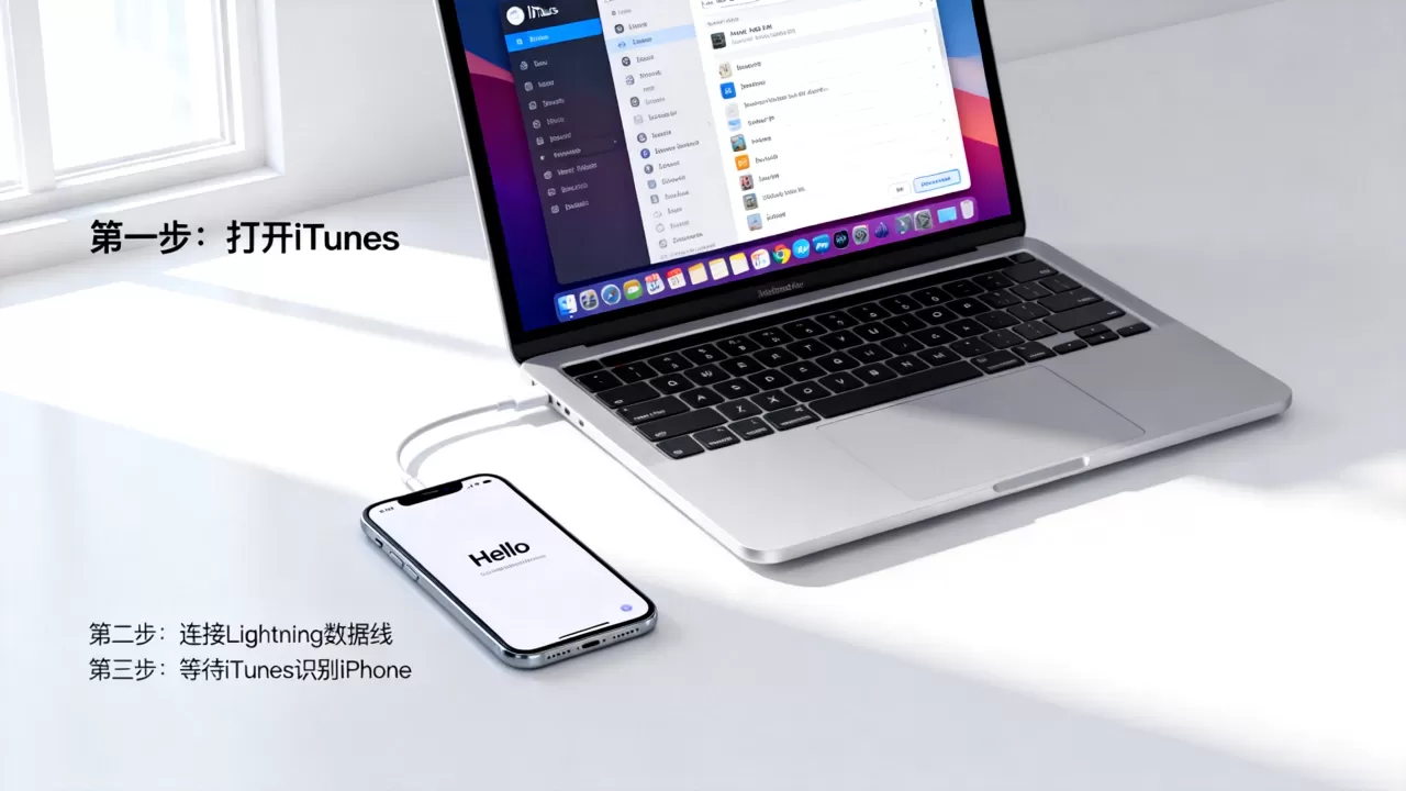 itunes设置为新iphone，itunes怎么连接新iphone