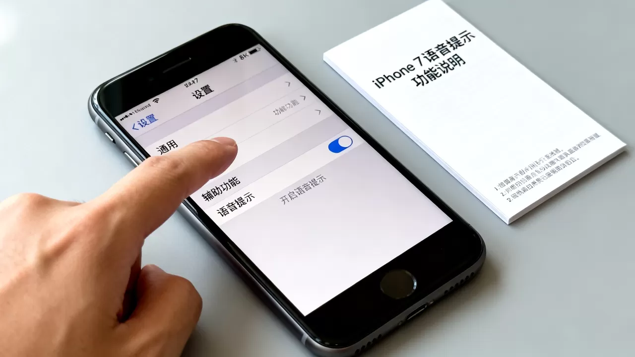 iphone 7的提示功能是什么，iphone 7怎么开启语音提示
