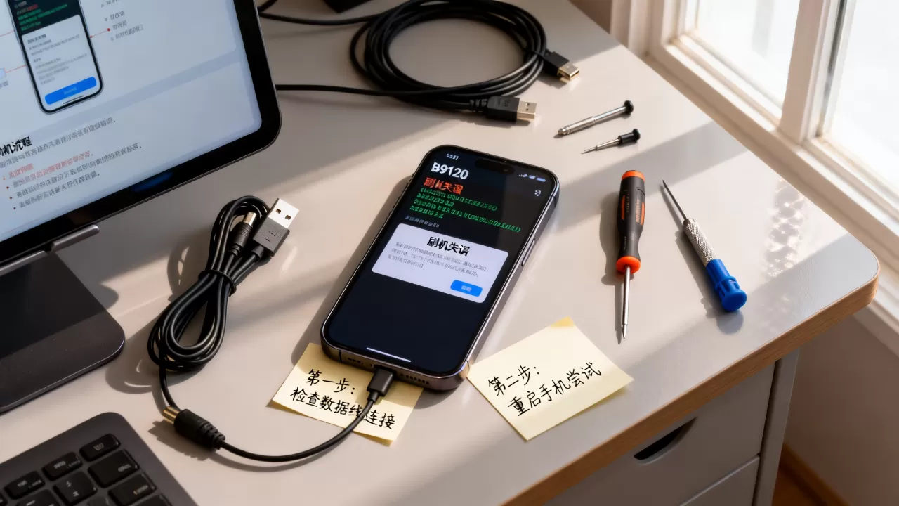 b9120刷机教程失败怎么办，b9120刷机教程