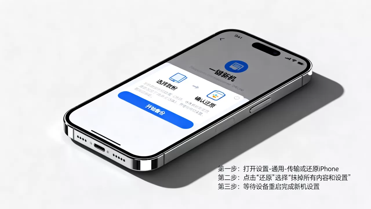 iphone一键新机怎么用，iphone一键新机