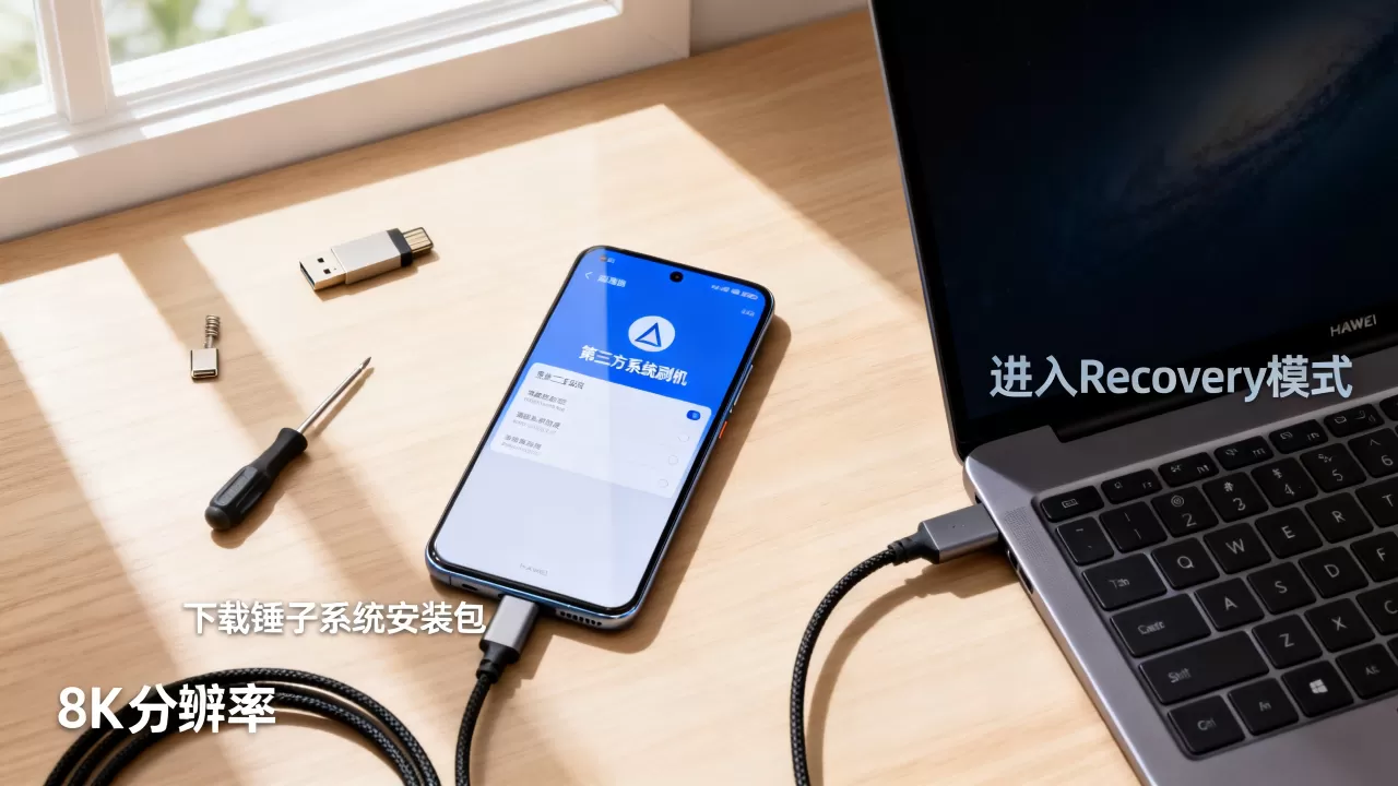 华为刷机锤子系统，华为手机怎么刷入第三方系统
