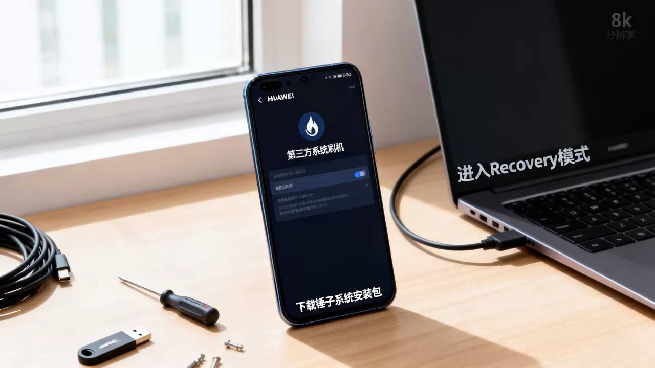 华为刷机锤子系统，华为手机怎么刷入第三方系统