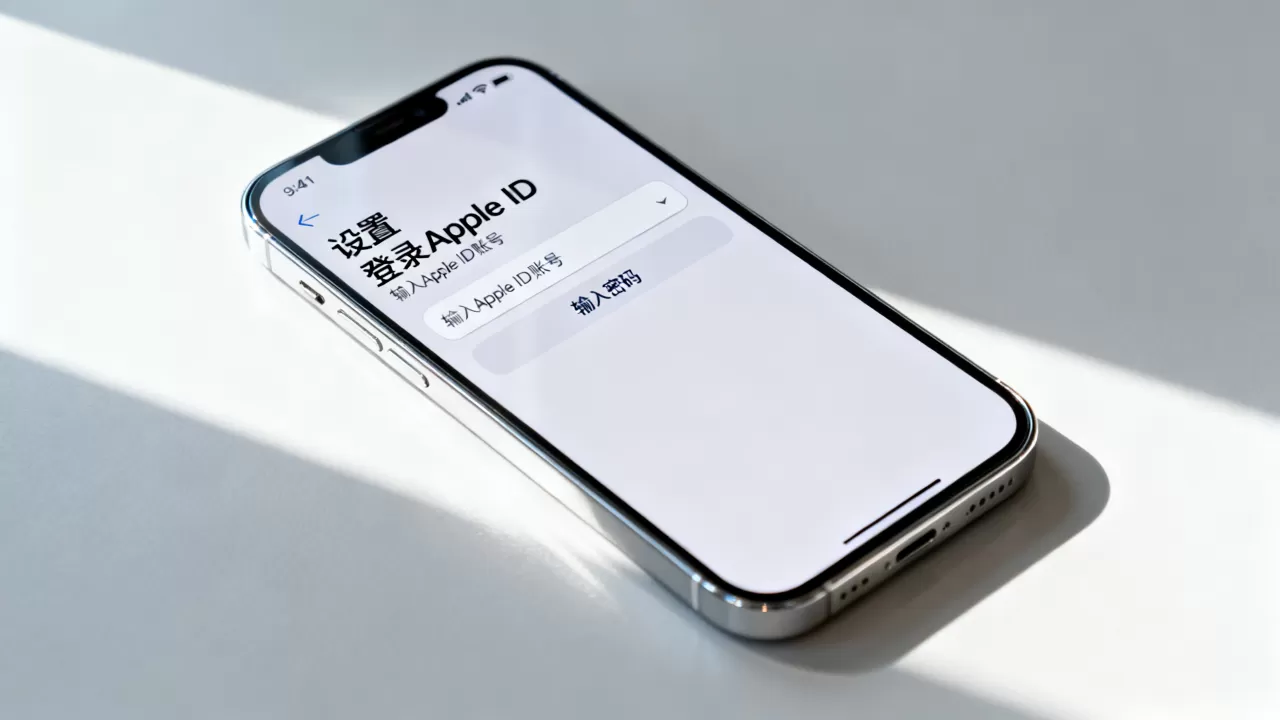 iphone怎么登录apple id，iphone登录apple id