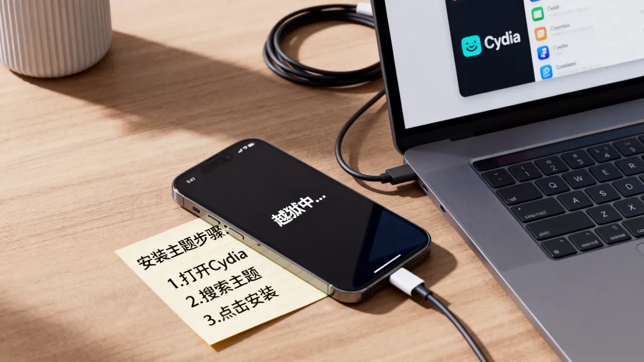iphone越狱后怎么安装主题，iphone越狱教程