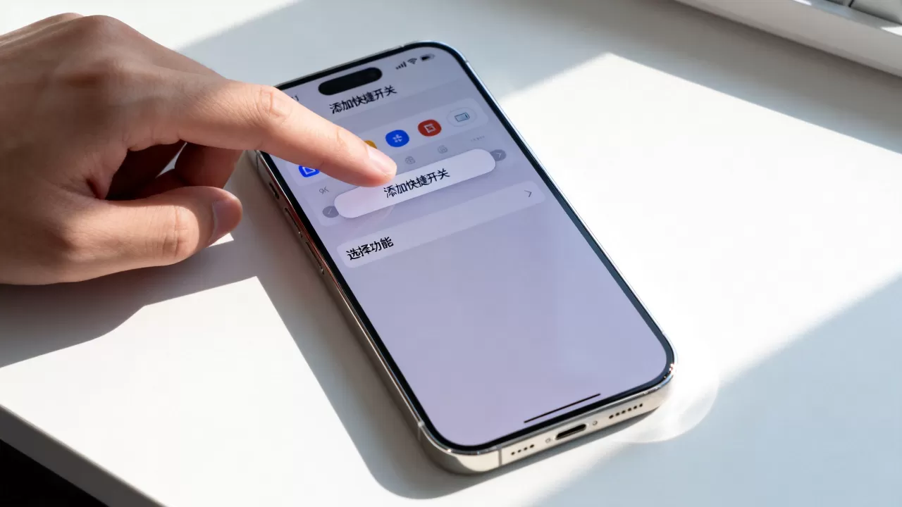 iPhone通知栏快捷开关怎么添加？ios16快捷指令设置教程
