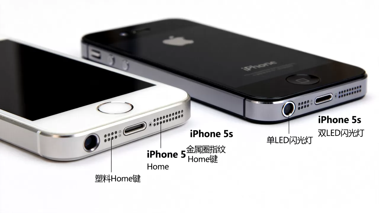 iphone5和iphone5s哪个好，iphone5s和iphone5区别