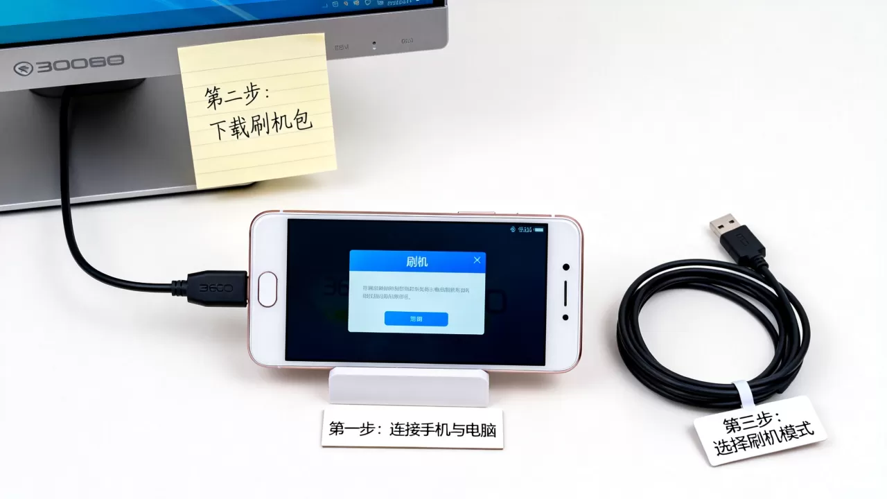 360手机青春版刷机教程，刷机教程