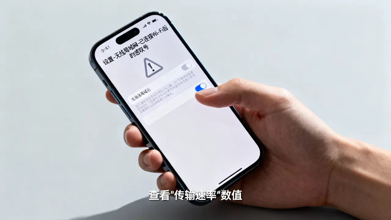 iphone无线速率怎么查看，iphone无线速率