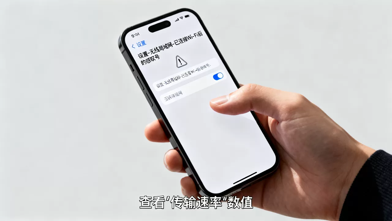 iphone无线速率怎么查看，iphone无线速率