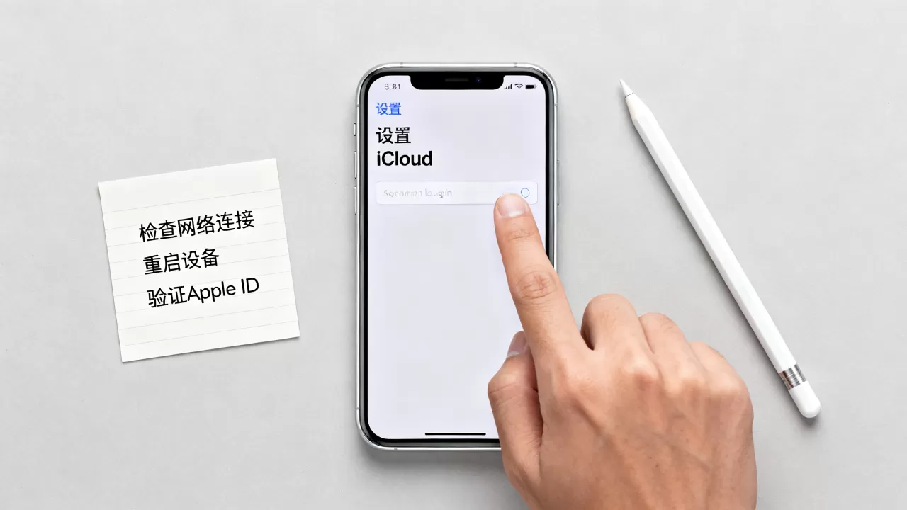iPhone不显示iCloud怎么办，iCloud账号登录不上