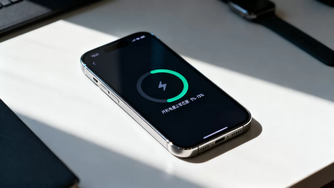 iphone开机电量多少正常，iphone开机电量