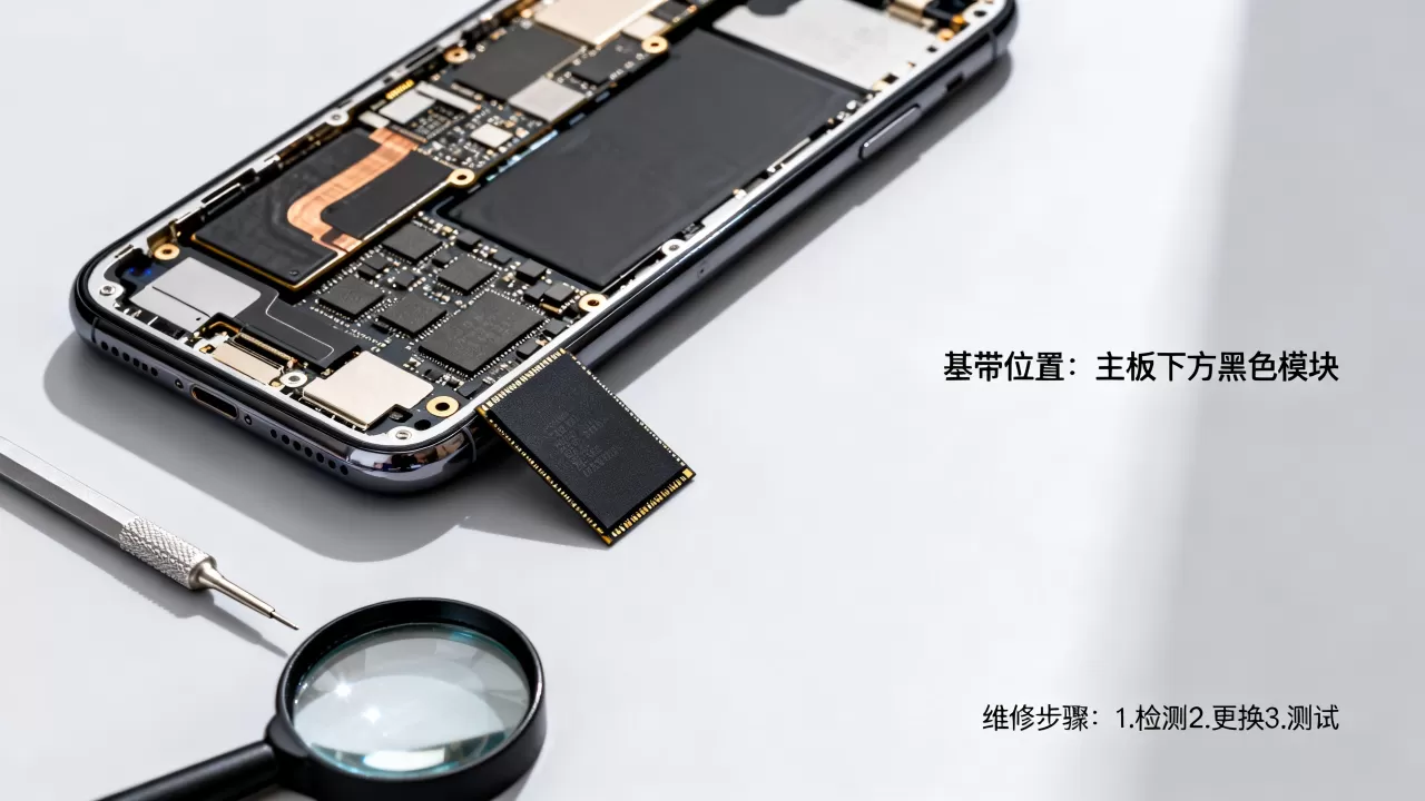 iphone基带在哪，iphone基带坏了怎么修