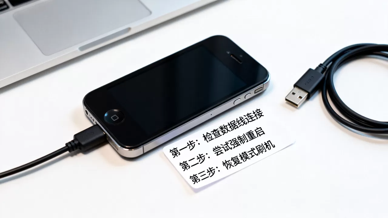 苹果4刷机后开不了机怎么办，苹果4刷机黑屏解决方法