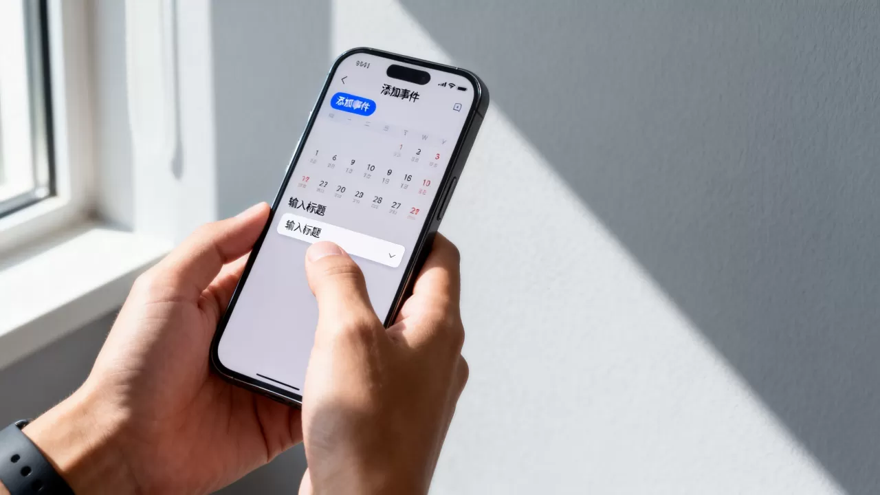 iphone日历无法添加怎么办？iphone日历添加事件方法