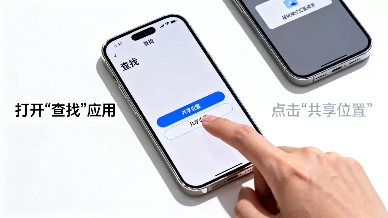 iphone如何共享位置，苹果手机共享位置功能怎么开启