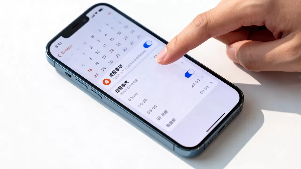 iPhone日历怎样提醒，iPhone日历设置提醒方法