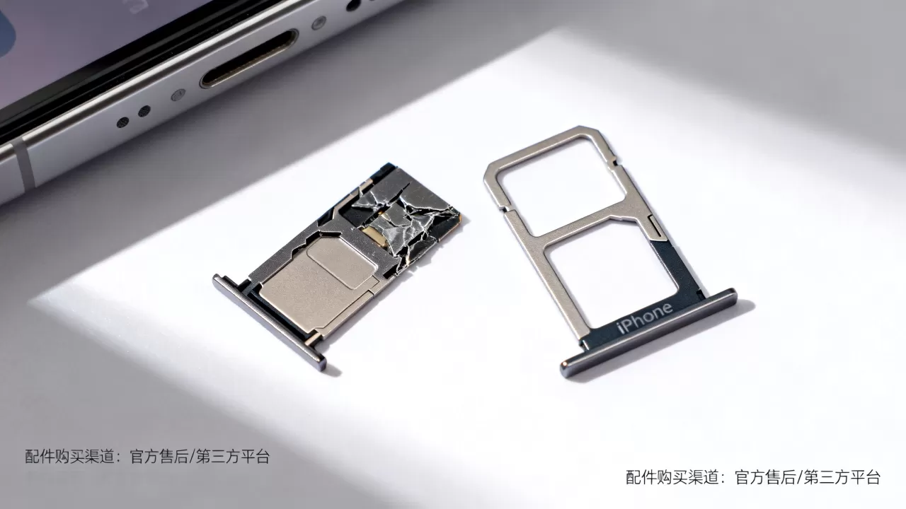 iphone卡槽坏了怎么买，iphone卡槽配件哪里买