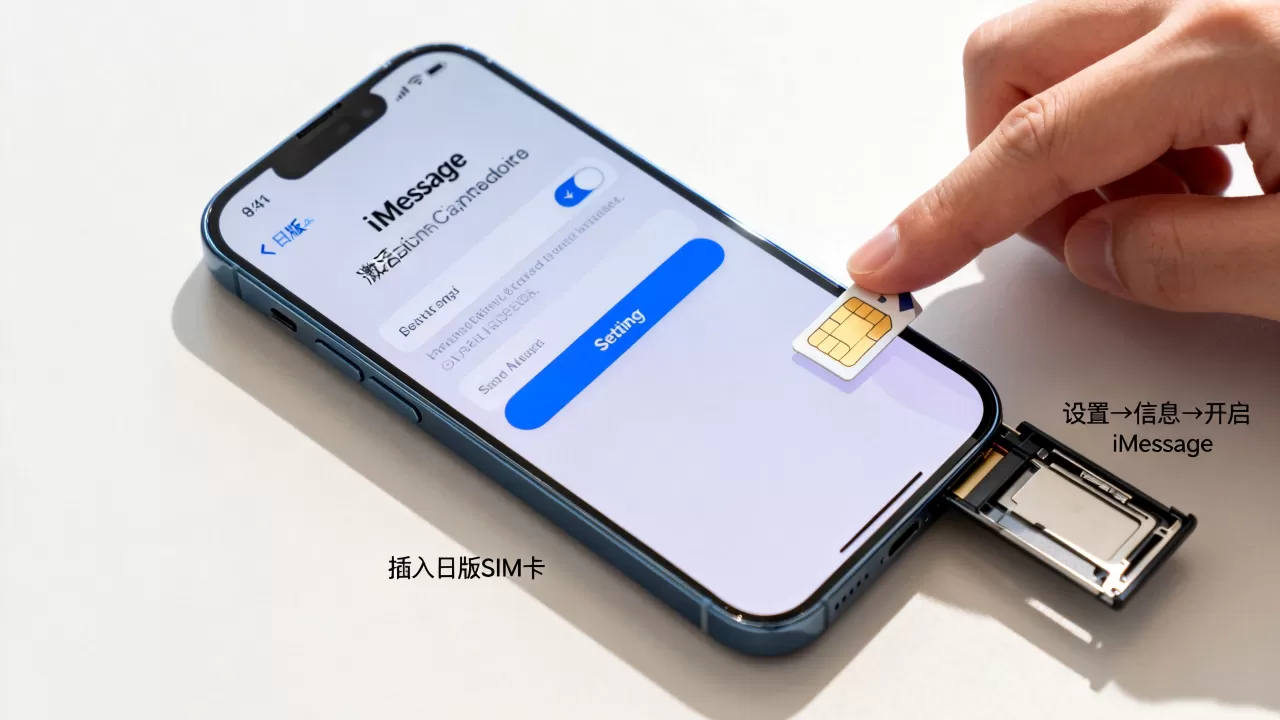 日版iphone激活imessage，日版iphone怎么激活imessage