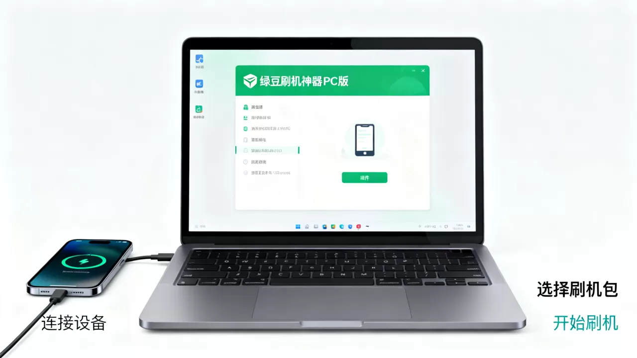 绿豆刷机神器pc怎么用，绿豆刷机神器