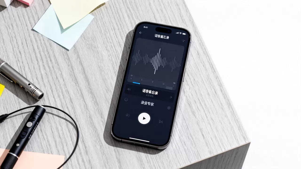 iphone手机录音软件哪个好用，手机录音软件