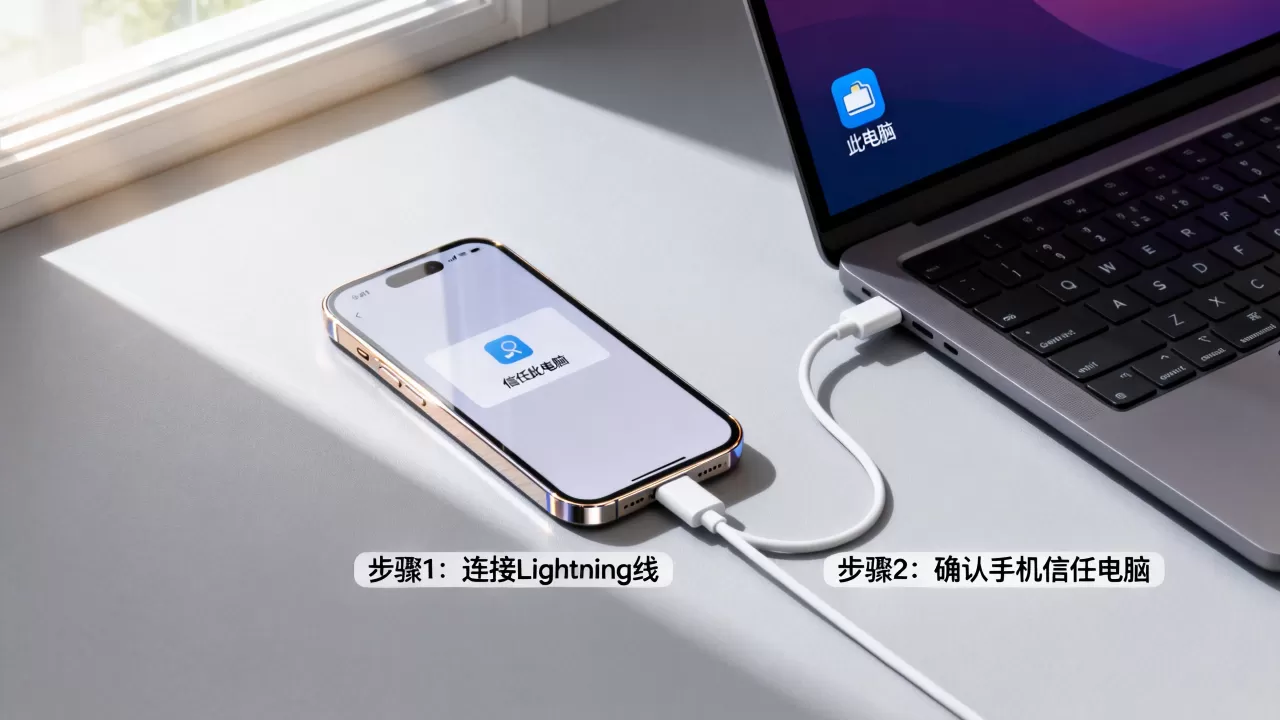 pc iphone传文件怎么传，苹果手机连接电脑传文件