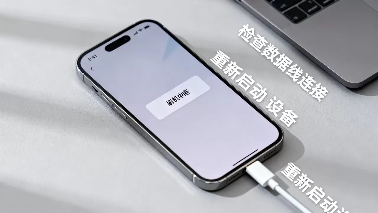 iphone刷机断开怎么办，iphone刷机中断