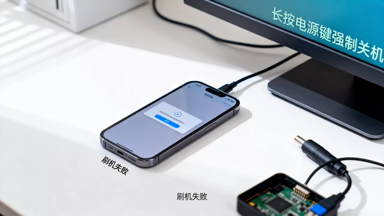 手机刷机失败一直震动怎么办，手机刷机失败
