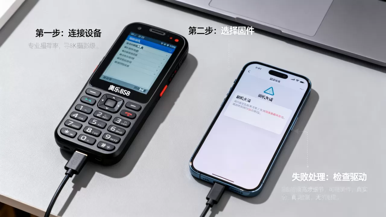 奥乐858刷机教程，奥乐858刷机失败怎么解决