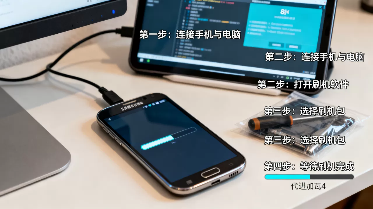 盖世4如何刷机，三星盖世4刷机教程