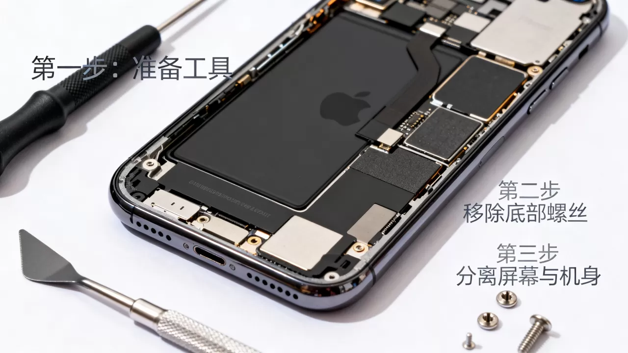 iphone拆机不用吸盘，iPhone拆机教程