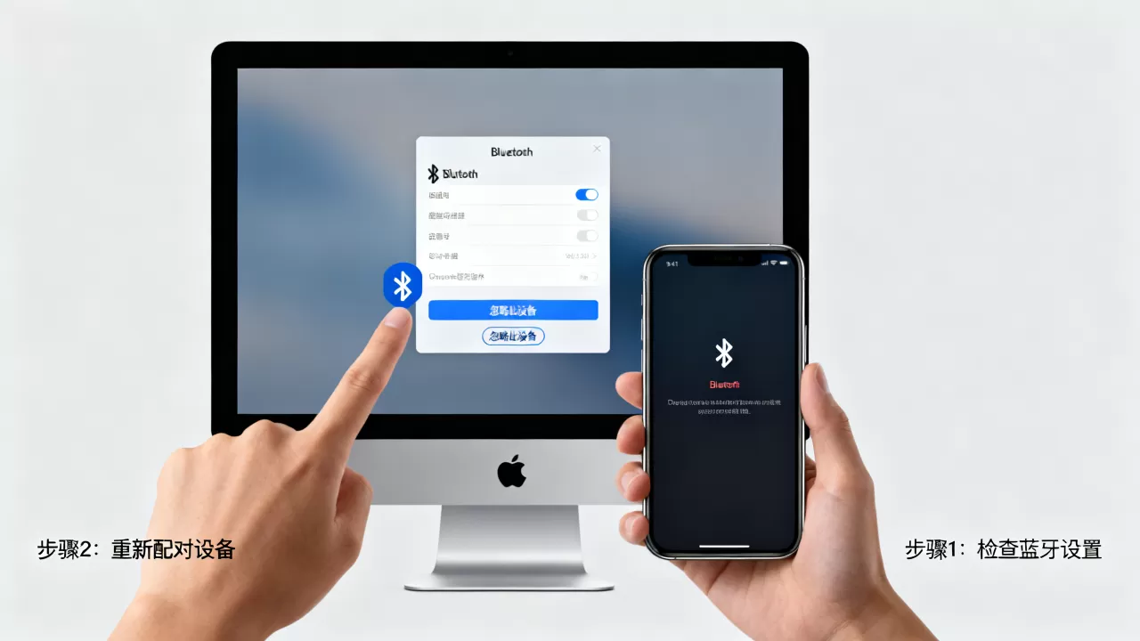 mac蓝牙连不上iphone怎么办，mac蓝牙连接失败