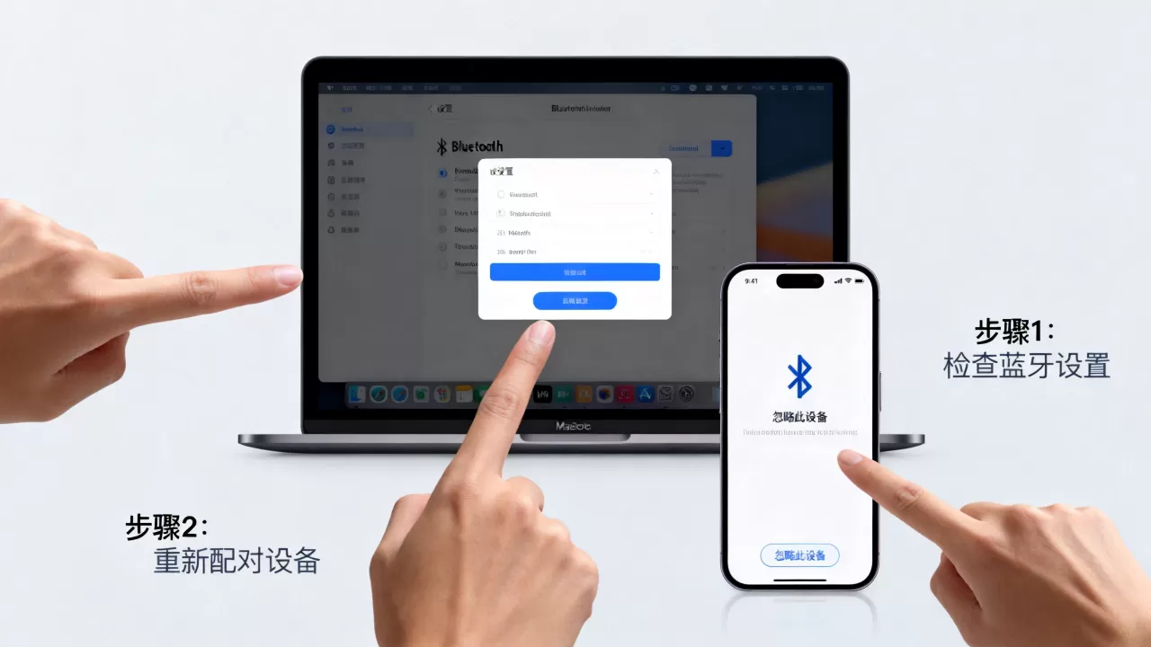 mac蓝牙连不上iphone怎么办，mac蓝牙连接失败